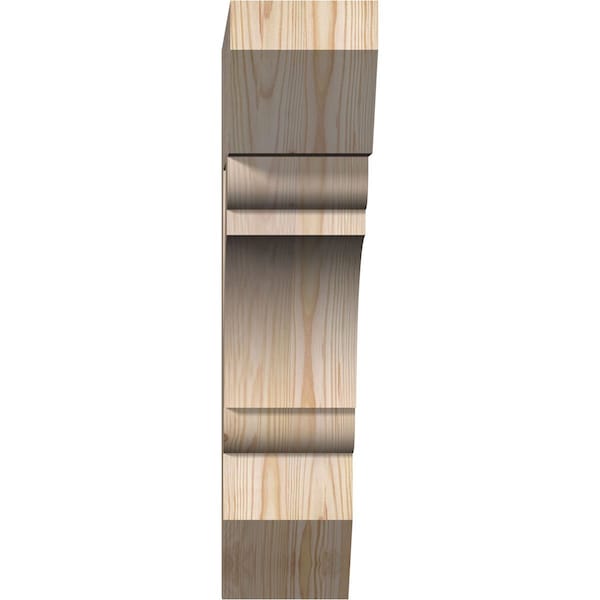 Olympic Slat Smooth Bracket, Douglas Fir, 5 1/2W X 24D X 24H